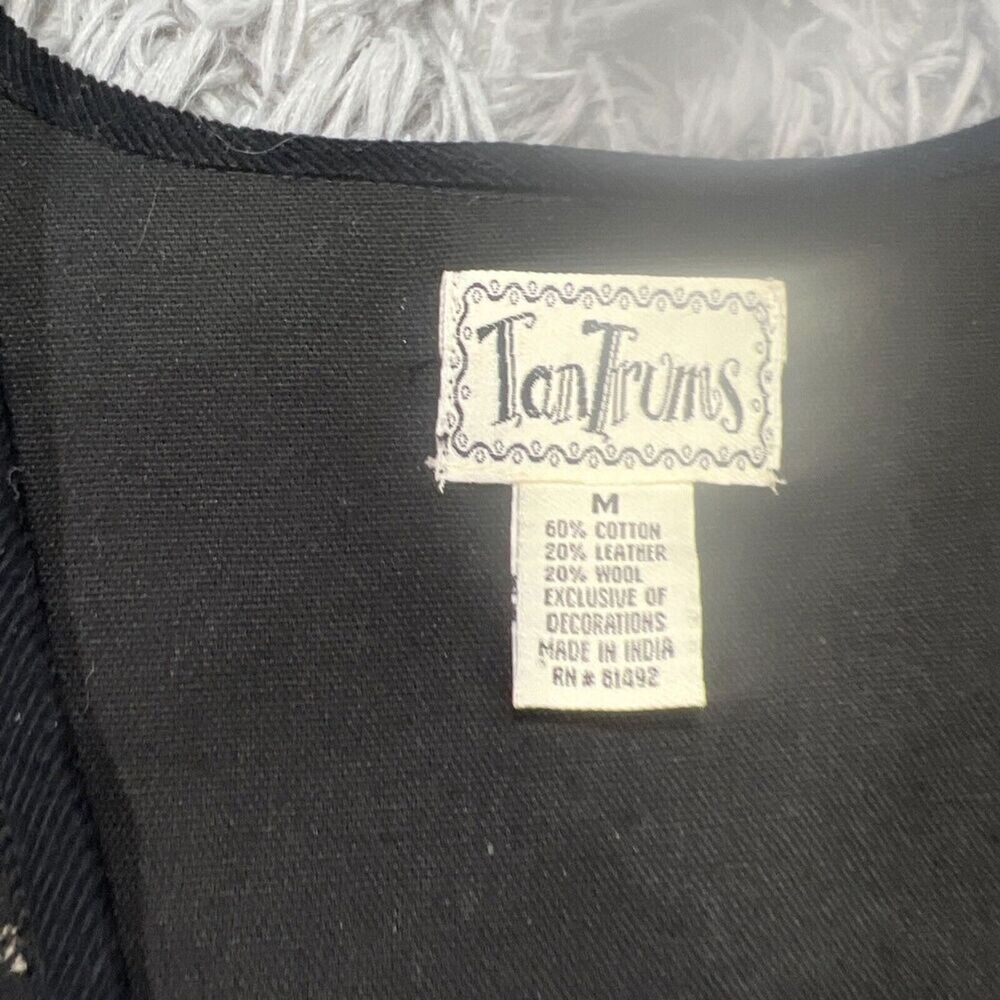 Vintage Tantrums Patchwork Embroidered Leather Wo… - image 4